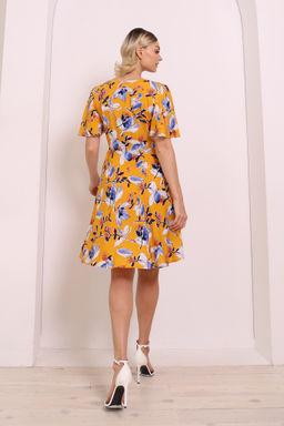 Платье на запах с юбкой- солнце - Looklikecat фото 3