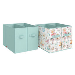 Короба стеллажные, без крышки, 15*31*31 см, набор 4 шт., ПУТЕШАСТИКИ, шт