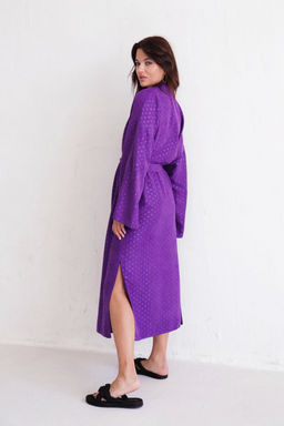 Кимоно длинное фиолетовое - Martichelli фото 8