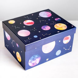 Коробка складная Космос, 31,2 х 25,6 х 16,1 см