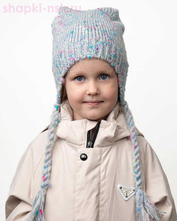 12612/2 MGU Ушанка для девочки флис (50-52)