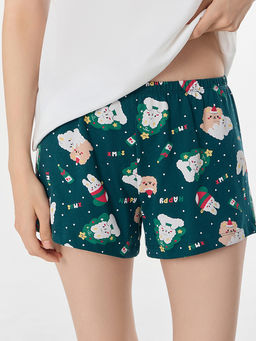 Комплект домашний женский с новогодним принтом - Mark formelle фото 5