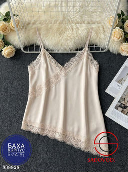 Топ с кружевом женский