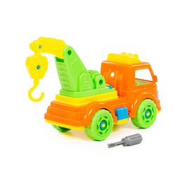 Конструктор-транспорт Автомобиль-эвакуатор (в сеточке) - Полесье фото 8