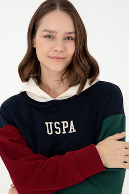 Женский темно-синий свитшот Неожиданная скидка в корзине - U.s. polo assn фото 9