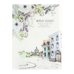 Папка формат А4, с 30 прозрачными файлами, Город, МИКС - Calligrata фото 2