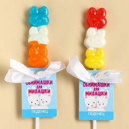 Леденец тройной Обнимашки для милашки, 15 г. МИКС - Simaland фото 3