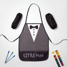 Фартук с нарукавниками детский Этель «Little man», 49×39 см