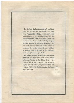 Облигация 4,5% 1000 рейхсмарок 1939 года Германия