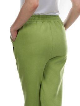 05 GREEN Брюки спортивные женские на флисе (100% хлопок) 7986