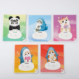 Тетрадь 18 листов в линию Котя, обложка мелованный картон, 5 видов МИКС