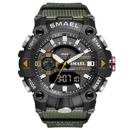 Часы наручные Smael электронные SM8040green