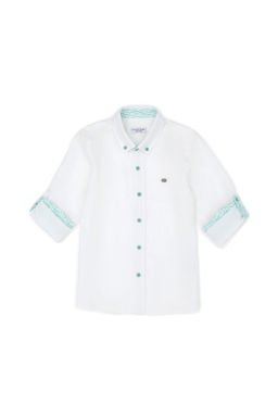 Мятная рубашка с длинным рукавом для мальчика - U.s. polo assn фото 2