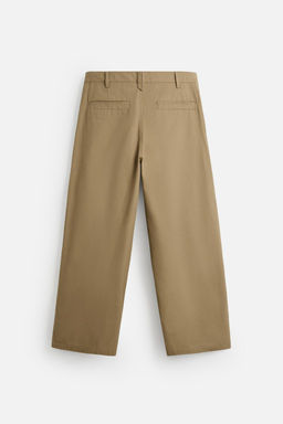 PLEATED WIDE-LEG TROUSERS - Zara фото 8