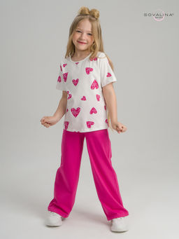 Костюм Лето разбитое сердце-фуксия - Sovalina фото 15