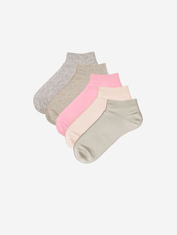 Kad?n D?z Sneaker ?orap 5li