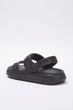 Trendyol Shoes Siyah Cift Bantl? Hafif Taban Kad?n Eva Sandalet Terlik TAKSS25SD00032 - Trendyolmilla фото 7