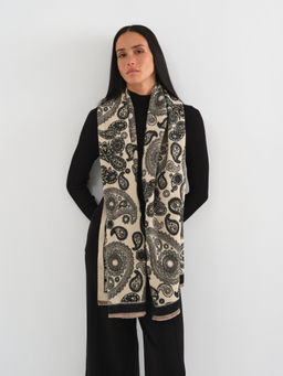 Conso/KSP 230305 - nero/milk Палантин