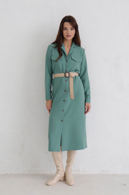 Платье-рубашка с английским воротником - Martichelli фото 70