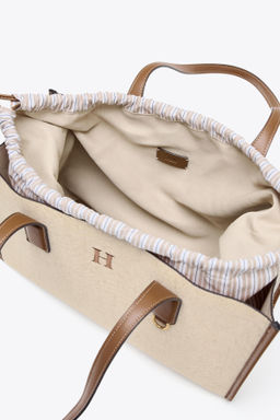 MAXI CANVAS TOTE BAG - Zara фото 5