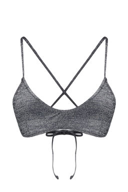 TRENDYOLMILLA Siyah Bralet Simli Bikini Ustu TBESS24BU00106 фото 7