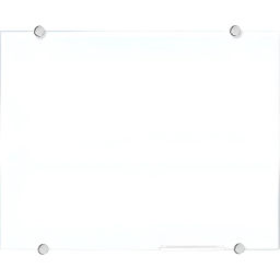 Доска стеклянная 100х200, Attache, прозрачная