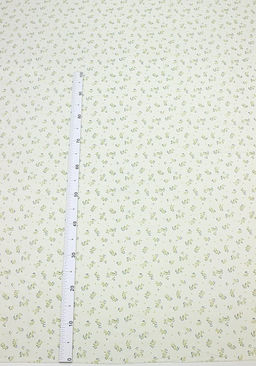 Сатин Хрупкие веточки цв.сливочный, ш.2.35м, хлопок-100%, 110гр/м.кв - Купава фото 2