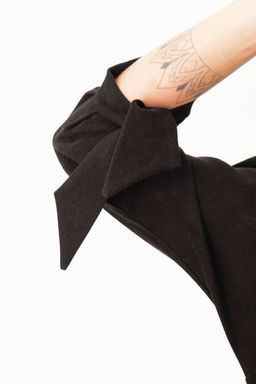 Платье-реглан чёрное - Martichelli фото 5