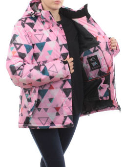 W1606-2 PINK Куртка горнолыжная женская ERUITOR (100 гр. холлофайбера)