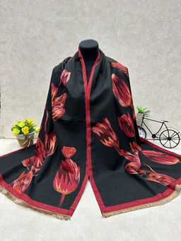 Мягкий палантин из кашемира мультицвет