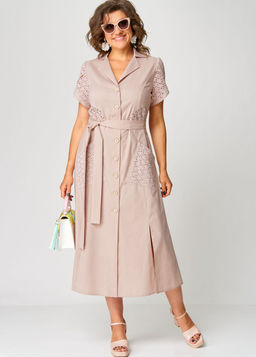 Платье EVA GRANT 7200В пудра