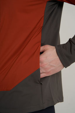 Куртка софтшелл Оранжевый ANTA RUNNING Knit Track Top фото 11