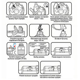 Водное оружие "Hydro Hustle" в коробке (цвет оранжевый)