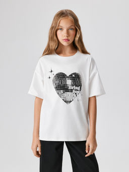 ACOOLA / Футболка детская для девочек Gulu белый