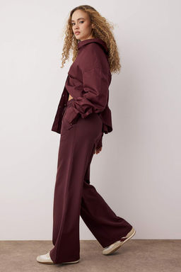 Murdum Cep Detayl? Beli Lastikli Wide Leg/Genis Paca Pantolon TWOAW26PL00087 - Trendyolmilla фото 2