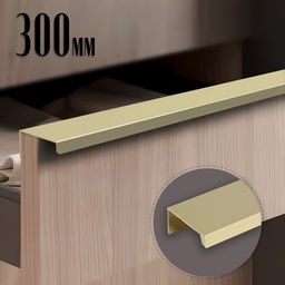 Ручка CAPPIO RT001AU, L=300 мм, м/о 224 мм, цвет сатиновое золото