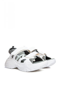 Сандалии Зеленый/бежевый