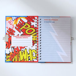 Записная книжка на замочке А6, 50 л. Настоящий герой - Artfox фото 6