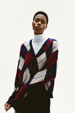 DIAMOND WOOL JACKET