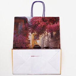 Цена за 10 шт. Пакет крафт Дворик, 22 х 12 х 27 см - UPAK LAND фото 2