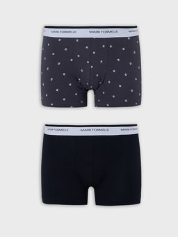 Трусы боксеры мужские серые в наборе, 2 шт