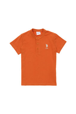 Базовая футболка с корицей для мальчиков Неожиданная скидка в корзине - U.s. polo assn фото 3