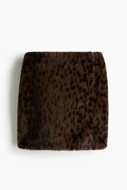 Minifalda efecto pelo