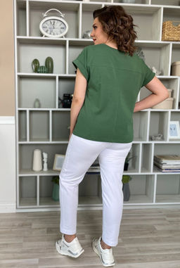 Футболка Rumoda 2135 зеленый/короткий рукав  фото 4