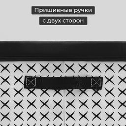 VAL B11-BOX-M Короб стеллажный с крышкой, 40*31*25 см, черно-белый, аромасаше в комплекте, BASIC, шт - Valiant фото 4