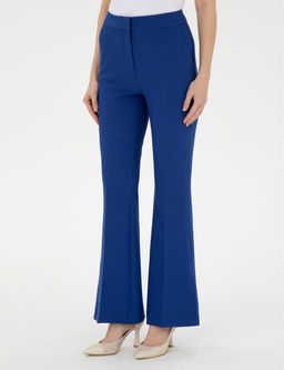 Saks Flare Fit Kuma_ Pantolon