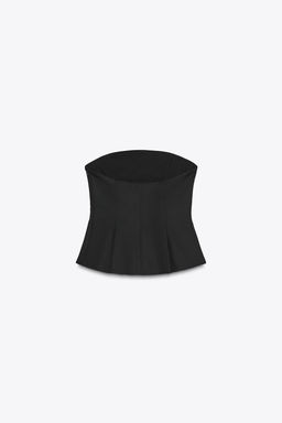 PEPLUM BARDOT TOP - Zara фото 7