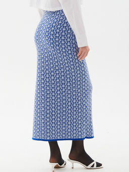 Юбка л1430 голубой - Стим фото 4