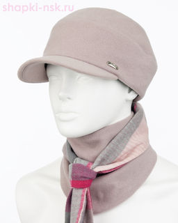 Аюна Комплект женский флис (бейсболка+бактус) (57-59)