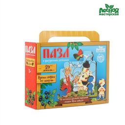 Пазл фигурный. По мотивам русской народной сказки Гуси-лебеди - Лесная мастерская фото 2